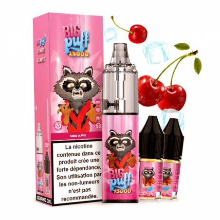 Tornado 15K-20K puffs 2% - Big Puff Cerise Glacée