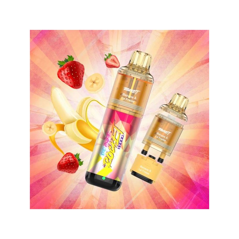 Big Puff Rocket 32000 2% - Big Puff (1 batterie + 2 pods) Pêche Mangue Ananas