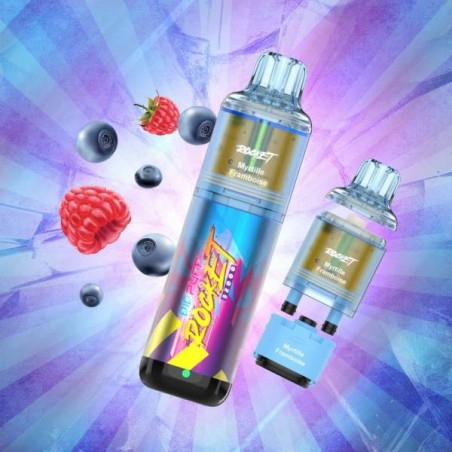 Big Puff Rocket 32000 2% - Big Puff (1 batterie + 2 pods) Myrtille Framboise